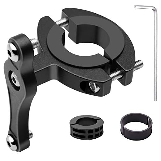 HONZUEN Bicicleta Adaptador para Soporte para Botellas de Aluminio, Ajustable Tija de Sillín Manillar Clip Holder Mount Clip Soporte de Adaptador de Portabidón para Bicicleta Cochecito, Negro