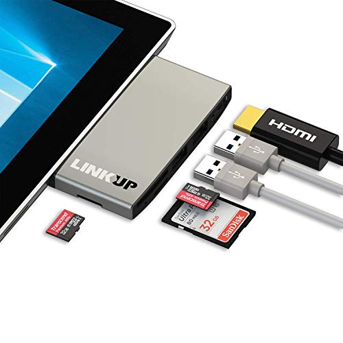 LINKUP - Surface Pro 6 (5) Compatible SD Card Micro Memory Reader Adapter