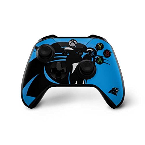 Skinit Decal Gaming Skin Compatible with Xbox One X Controller - Officially Licensed NFL Carolina Panthers Large Logo Design