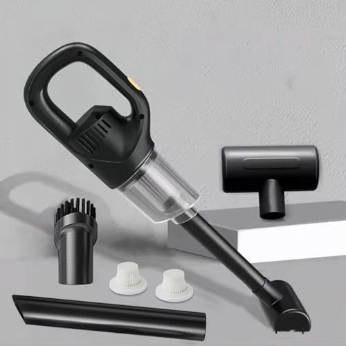 Cordless Handheld Vacuum Cleaner for Car, 120W Powerful 3 in 1 Brushless Motor Wireless Handheld Vacuum Portable Car Vacuum with High Power TypeC Compressed Air Duster Keyboard 45 Minutes