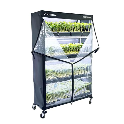 Athena Culture VPDome Indoor Greenhouse for Seed Starting, Plant Propagation & Cloning | Durable Fabric Humidity Dome for 48x72x18 Wire Rack (Rack Not Included)