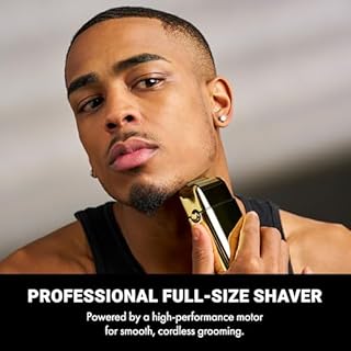 BaBylissPRO FoilFX Cord/Cordless Metal Double Foil Shaver- Gold