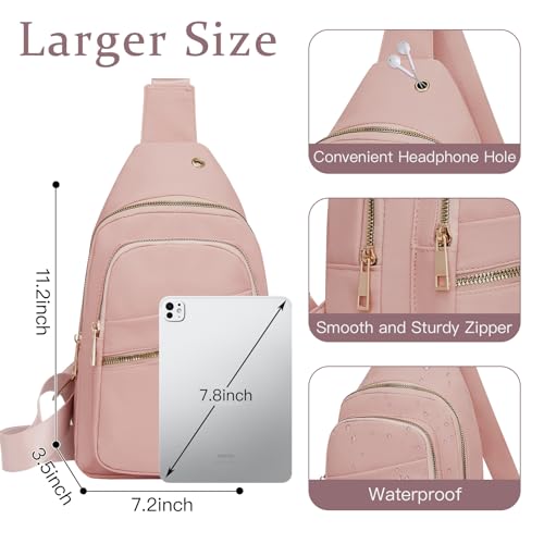 Aganmi RFID Waterproof Travel Sling Bag