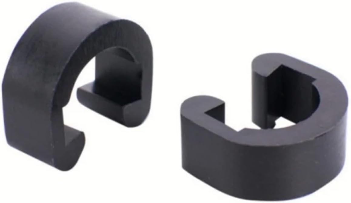 Lawsen Bike Cable Clips 500PCS Bike C-Type Clips, Plastic Buckles for Transmission Cable Pipe Fixation