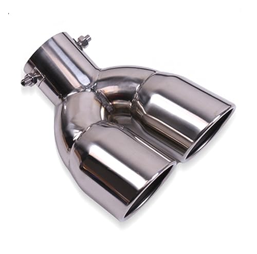 排気管 CHR ため CHR 2016 2017 2018 2019 車のステンレス鋼の排気マフラー先端アクセサリー(White)