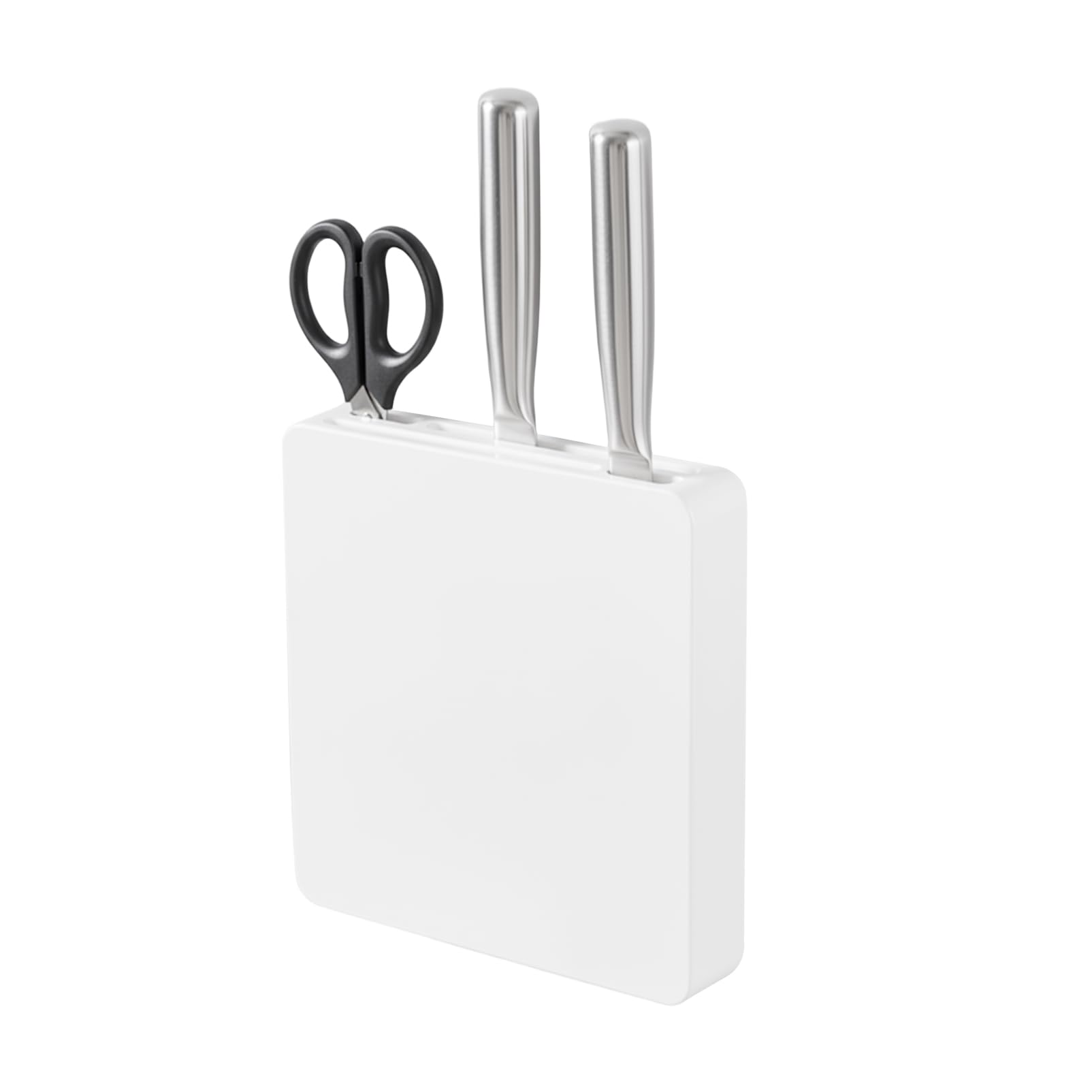 Rangement couteaux cuisine autocollant 4 fentes pour un gain de place