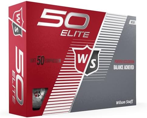 Wilson Staff Fifty Elite Golf Balls (One Dozen)