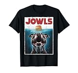 Funny Pittie Pitbull Pit Bull Jowls Burger, Bully Dog Mom T-Shirt