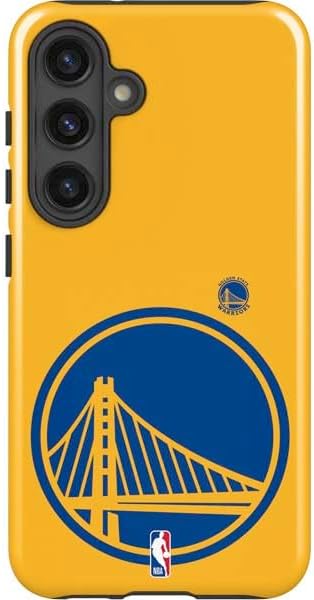 Skinit Impact Phone Case Compatible with Galaxy S25 - Officially Licensed NBA Golden State Warriors Canvas Design