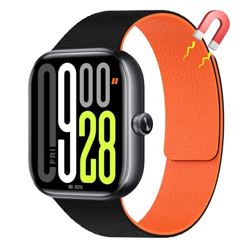 [AiiBowy] Xiaomi Redmi Watch 6/Redmi Watch 5/4 �Ή� �o���h �V���R���� ���͂Ȏ��C ���ʋz���\ �e�͐� �ւ��x���g ���b�h�~�[�E�H�b�`6 �����o���h �_�炩�� �h�� �h�� �y�� �R���p�`�u�� Xiaomi 