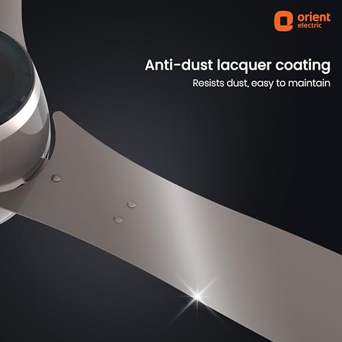 Orient Electric Newly Launched 1200 mm Aeon BLDC PRO, Anti-Dust Designer Ceiling fan with Remote & 5 yrs Warranty by Orient, Boost mode for Quick Cooling & High Air Delivery - Magma Grey 8 41v7qgA6PmL