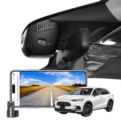 Mangoal Front 4K & Rear 1080p Dash Cam Custom fit for Honda HRV Gen3 RU...