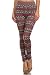2ND DATE Seamless Graphic Jacquard Leggings Plush Lining-One Size