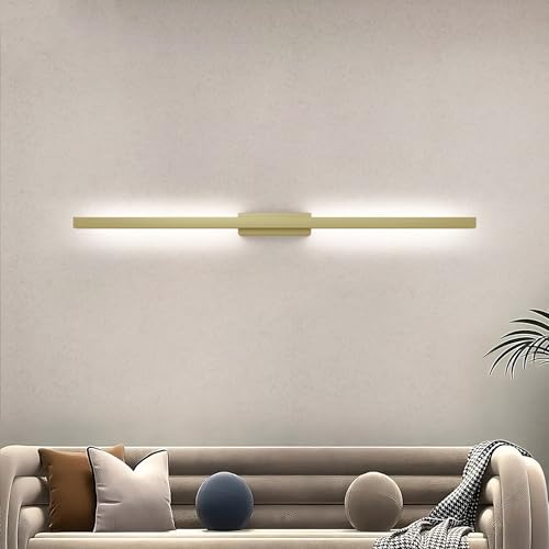 Arandela Linear de LED Tubular 18w 240LEDs MF501 (Champagne, LED Frio)