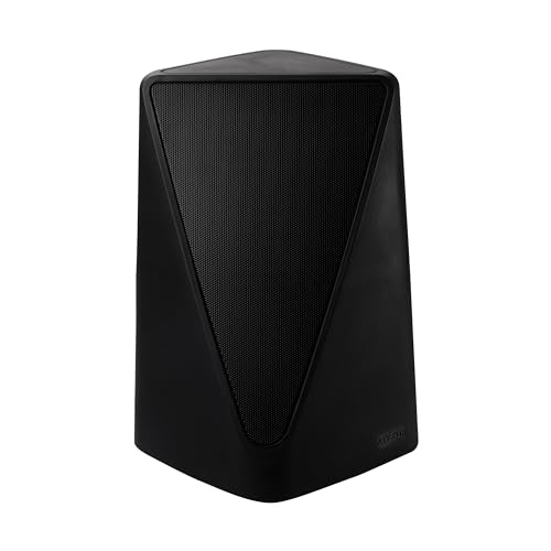KICKER Towerscape Black 8-inch 2-Way Full Range Indoor Outdoor Landscape Speaker 52OATS8 Weatherproof Wired Outdoor Speaker Home Audio or Stereo System Patio or Landscape Installation Single Speaker