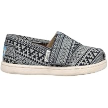 TOMS Toddler Girls Alpargata Slip On Flats Casual - Blue