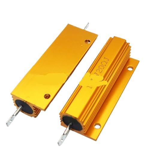 Résistance bobinée RX24 100W en aluminium de 40 Ohm pour circuits électriques lot de 5 pièces