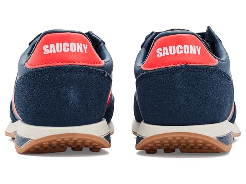 Saucony Trainer 80 KDZ (Little Big Kid) Sneaker, Navy/Red, 1 US Unisex - image 7