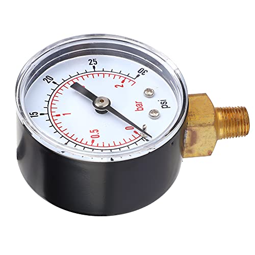 0 to 200 Kpa, 1/4 in Npt,Pressure Gauge, 0 to 30 Psi Range, -3-2-3% Gauge Accuracy,2041002266