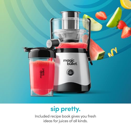 Magic Bullet Mini Juicer with Cup, Black and Silver - Image 4
