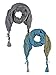 Crinkled Fashion Scarf 2-Pack With Tassels