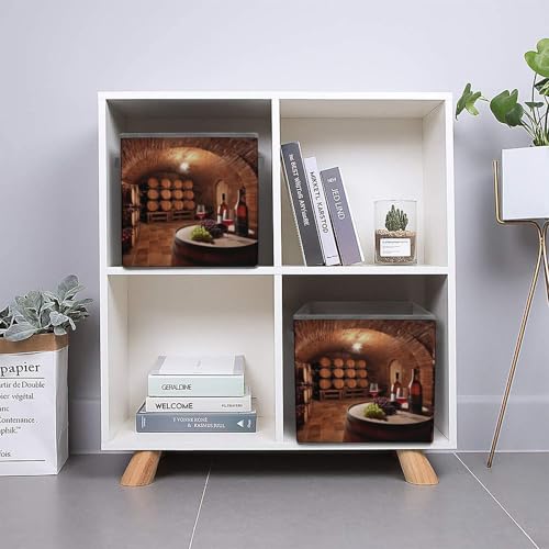 Cubes de rangement pliables et bacs de rangement empilables pour cave