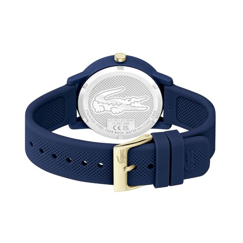 Lacoste Orologio Analogico al Quarzo da Donna Collezione LACOSTE.12.12 con Cinturino in Silicone Blu Navy - 2001271 - Immagine 2