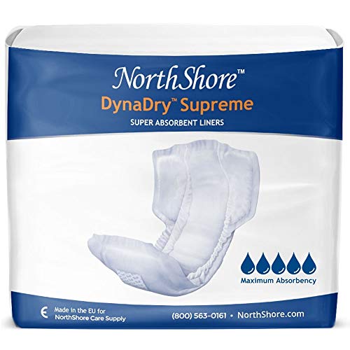 NorthShore DynaDry Supreme Liners, Large, Case/112 (4/28s)