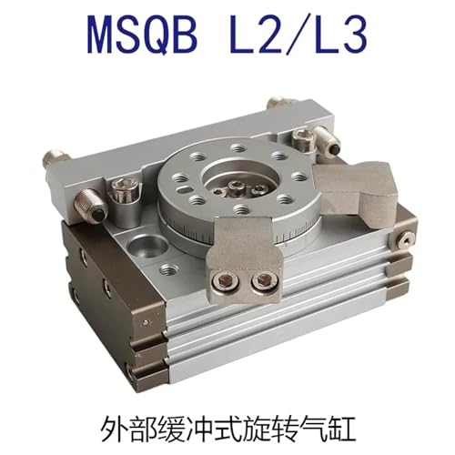 Vérin pneumatique rotatif MSQB10L2 pour table rotative mécanique