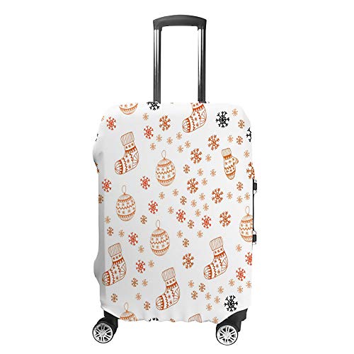 Housse de protection pour bagages orange contre les rayures et la poussière en voyage