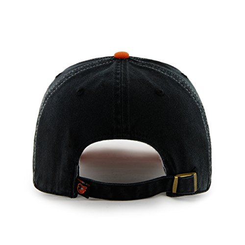Gorra Ajustable Blanca y Naranja Baltimore Orioles 47 miniatura 2