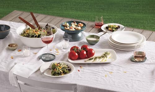 Lenox-Profile-Salad-Bowl-Server-Set-1237-White