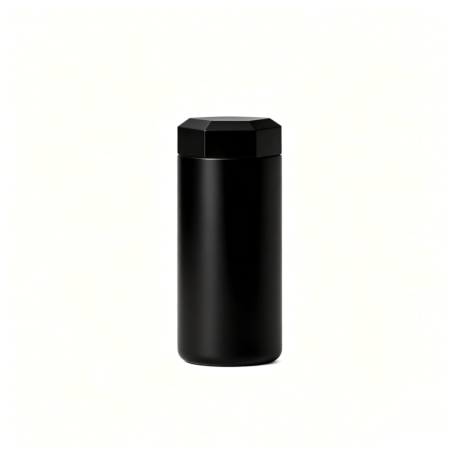 350ml Thermobecher, Auslaufsicher Isolierbecher, Schwarz