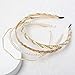 naibirdr 6PCS Different Designs Headbands for Women Gold Metal Hairband,Cute Pearl Hair Bands for Girls,Twisted Head Band,Black Padded Head Bands Set…