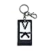 TAE-S] Martial Arts Taekwondo TKD Belt Rank Key Chain (Black)