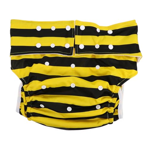 COLLBATH Cloth Diaper Inserts Adult Absorbent 3 Rows Snap Buttons for Gentle Incontinence