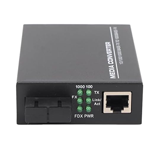 Conversor de Mídia de Fibra, Porta Rj45 de 100-240v 2 Fibra Multimodo Negociação Automática Conversor de Switch Ethernet Indicador Led para Indústria (Plugue dos EUA)