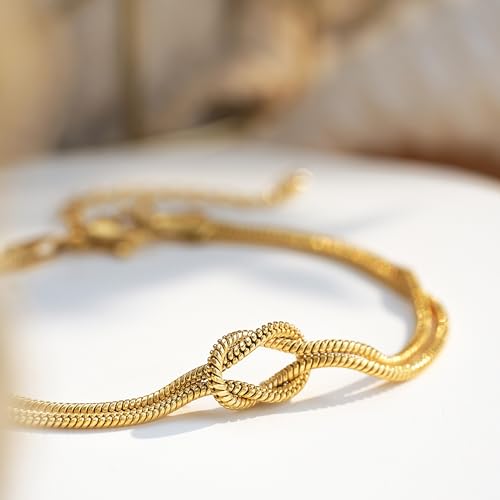 Tarsus Love Knot Daughter Bracelet, Daughter Birthday Mothers Day Christmas Jewelry Gifts for Women Teens Adults4