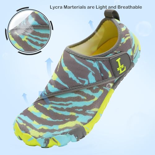 Image of L-RUN Hiking Shoes Women Waterproof Mens Water Shoes for Swim Diving Surf Barefoot Grey M US (Women 10, Men 8.5)=EU41
