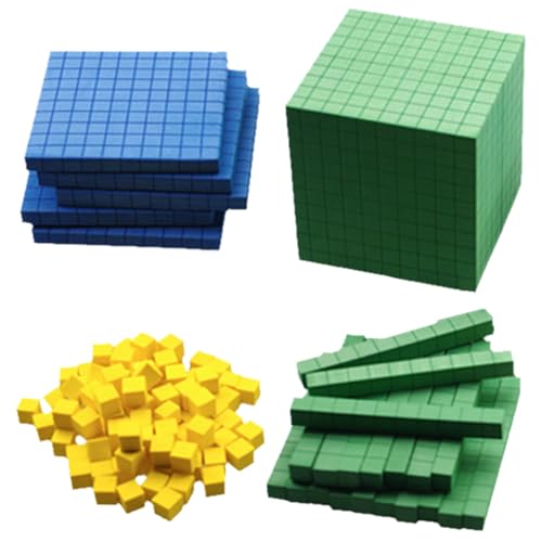 Cubes mathématiques Eva en mousse souple et légère pour manipuler sans bruit en classe
