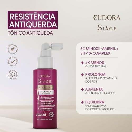 SIAGE TÔNICO CAPILAR RESISTENCIA ANTIQUEDA 100ml