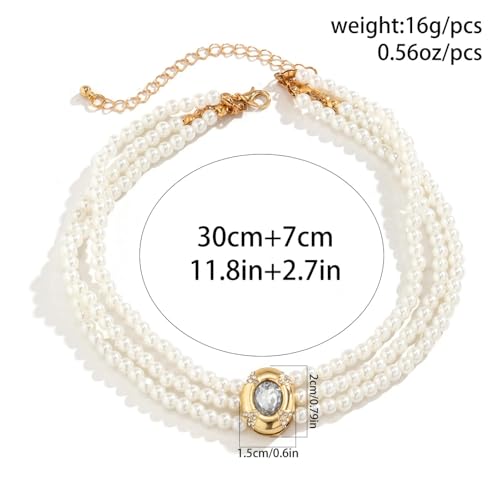 Collar de perlas para hombre y mujer ideal como joyería de regalo para aniversarios 5