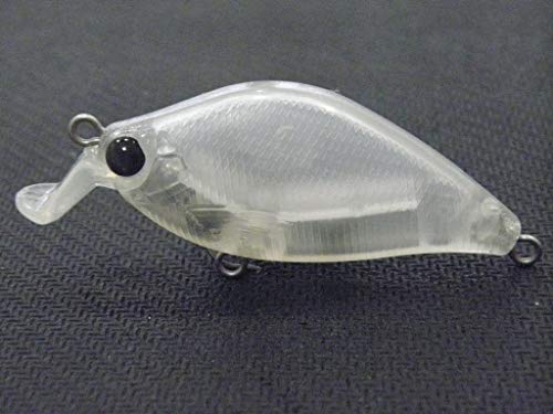 wLure 10 Blank Unpainted Crankbait Wide Wobble Slow Floating Fishing Lures with Free Eyes UPC503