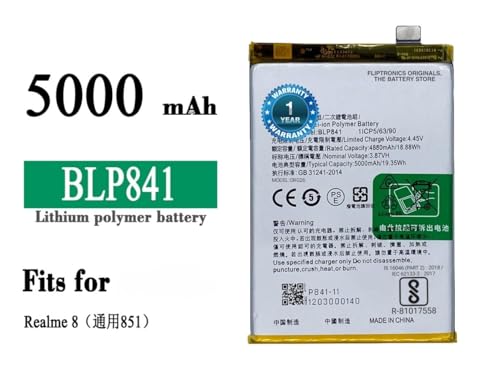 Image of Original BLP841Battery for Realme 8 BLP841 Battery with 1 Year warrenty *** (P352)