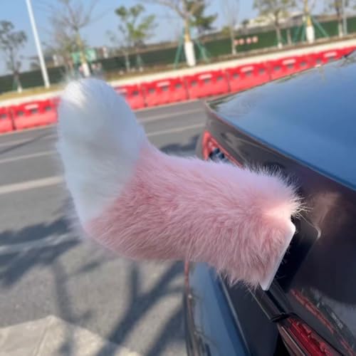 Queue de voiture électrique télécommandée en peluche pour SUV et scooter