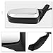 [Left/Driver Side] Factory Style Manual Adjust Side View Mirror Compatible with 92-97 Ford Bronco/F100/F150/F250/F350