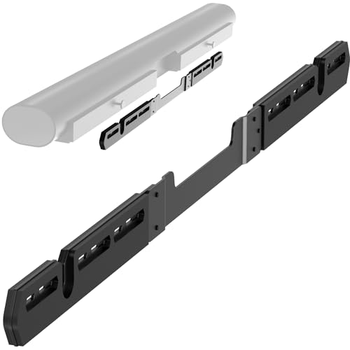 Agandax Wall Mount for Sonos Arc Soundbar and Sonos Arc Ultra Sound Bar (Black), Mount on Wall Under TV， Hanging Mounting Bracket