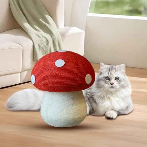 Griffoir pour chat champignon : le cadeau d'anniversaire idéal pour chaton