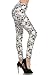 Leggings Depot Ultra Soft Women's Popular BEST Printed Fashion Leggings Batch8 (Skulls and Florals)