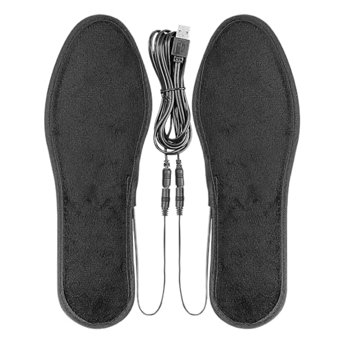 Semelles Chauffantes | Pads Réchauffants pour Pieds - Chauffantes Et Découpables, Tailles Multiples, avec USB Et Lavables pour Semelles De Chaussures -...